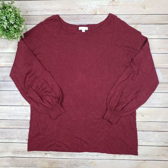 14th & Union Bubble Sleeve Pullover Sweater - Picture 3 of 8